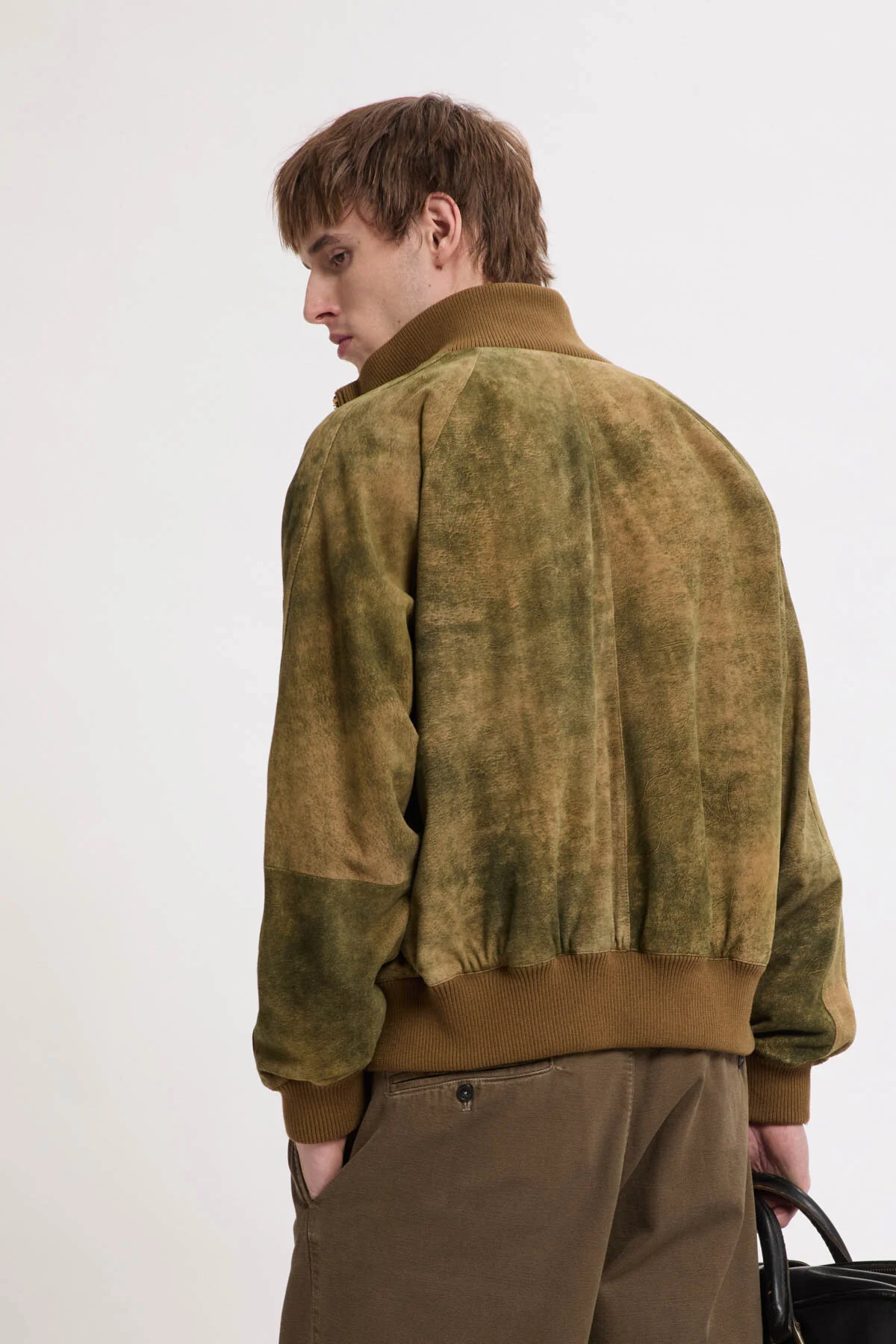 Antique Suede Track Jacket - Image 3