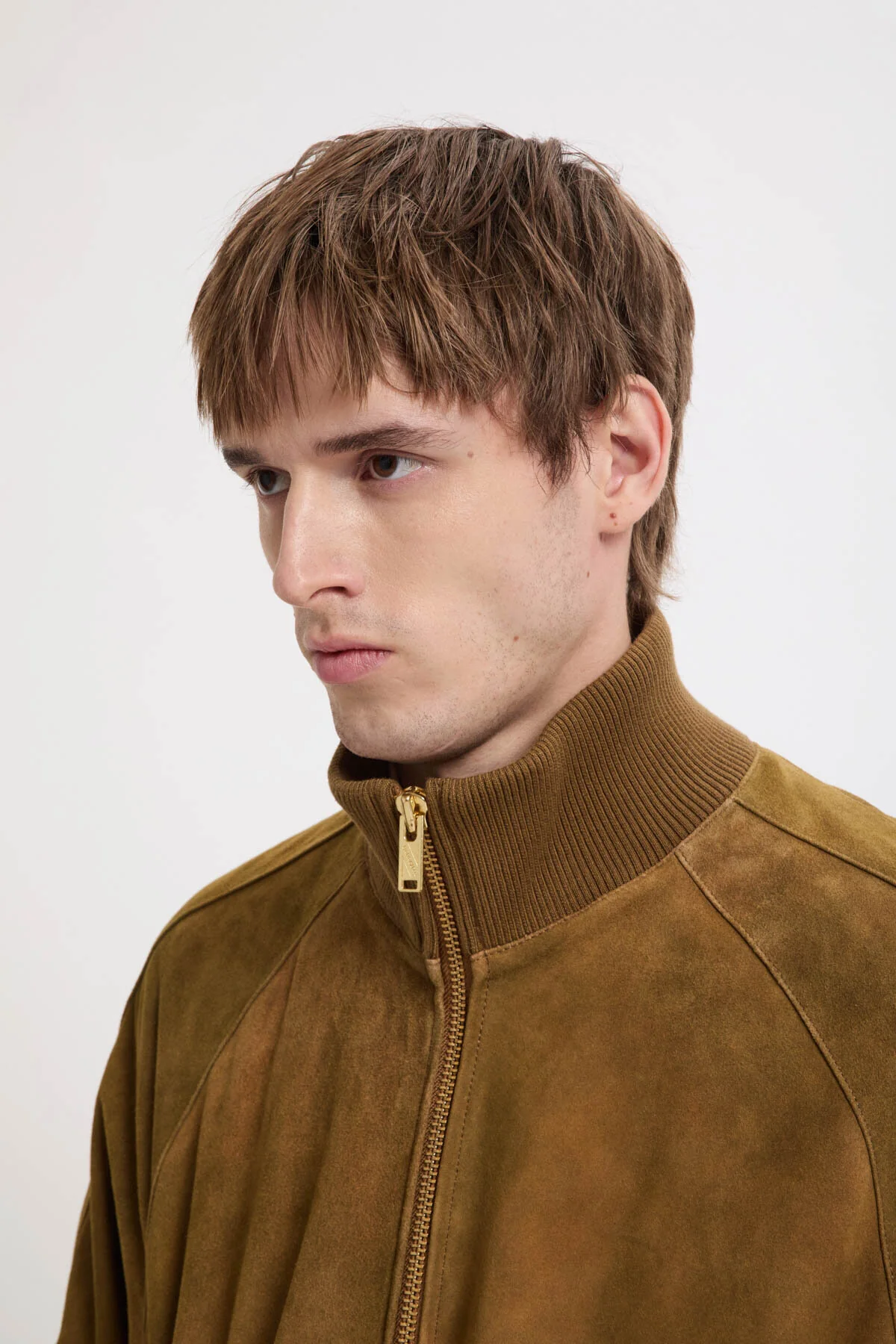 Antique Suede Track Jacket - Image 5