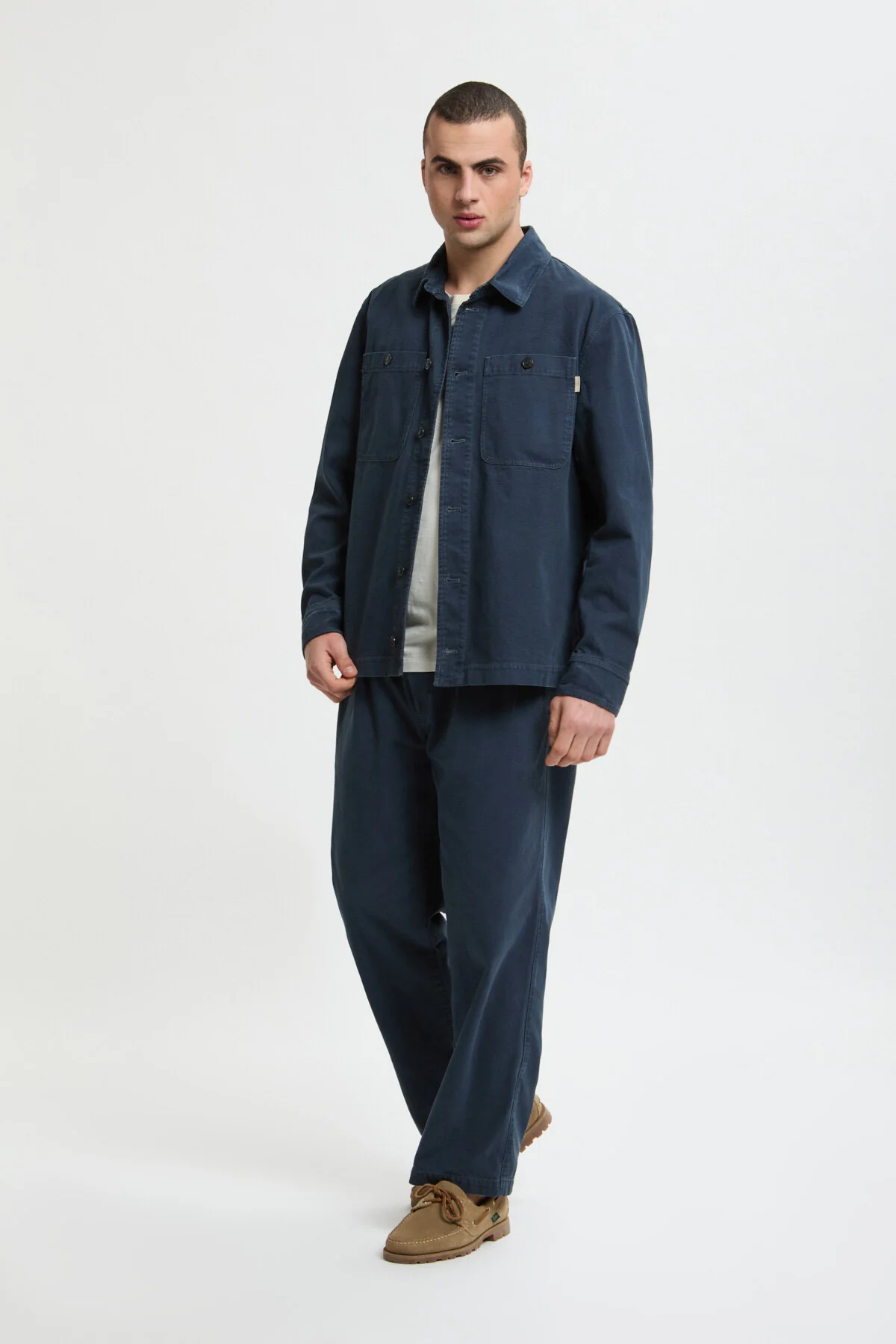 Canvas Garment Dyed Overshirt - Image 3