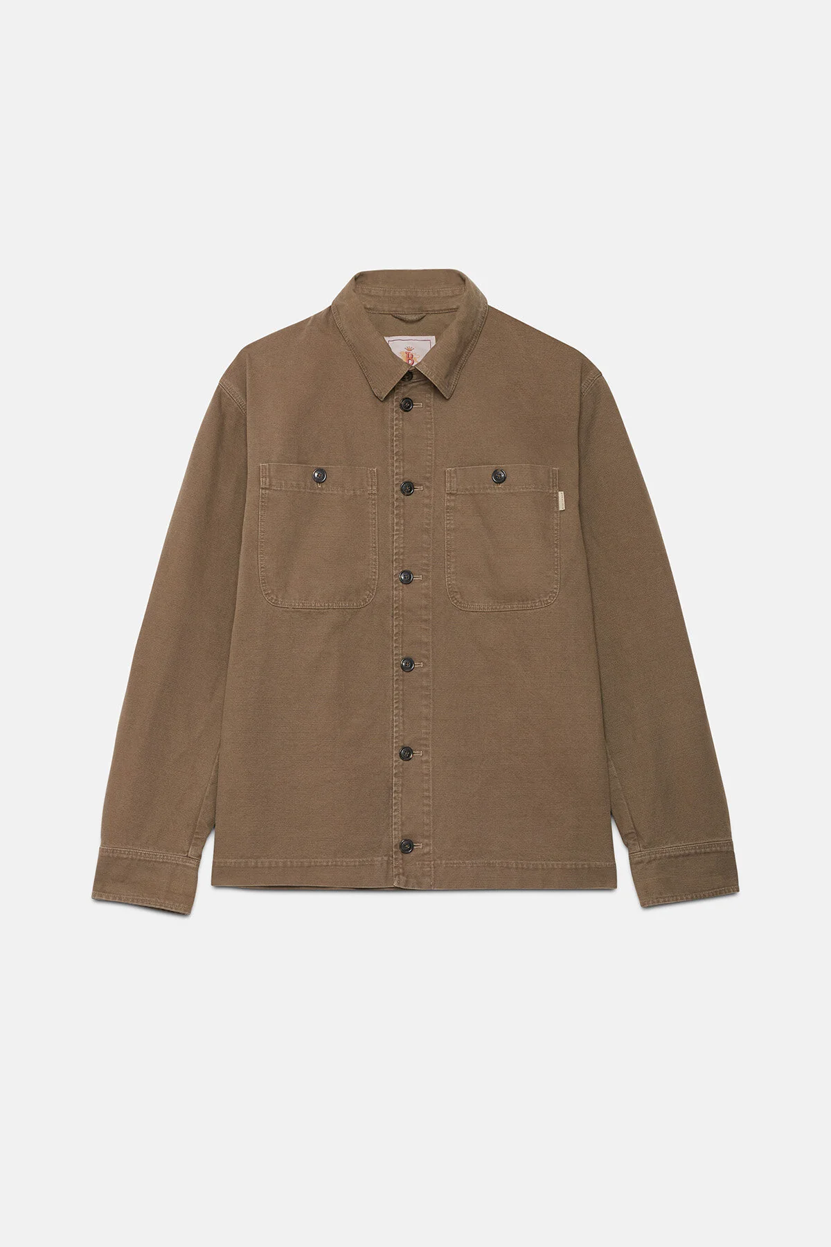 Canvas Garment Dyed Overshirt - Image 5
