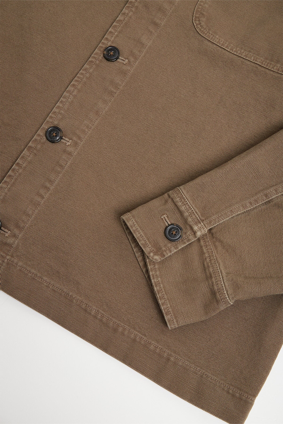 Canvas Garment Dyed Overshirt - Image 8