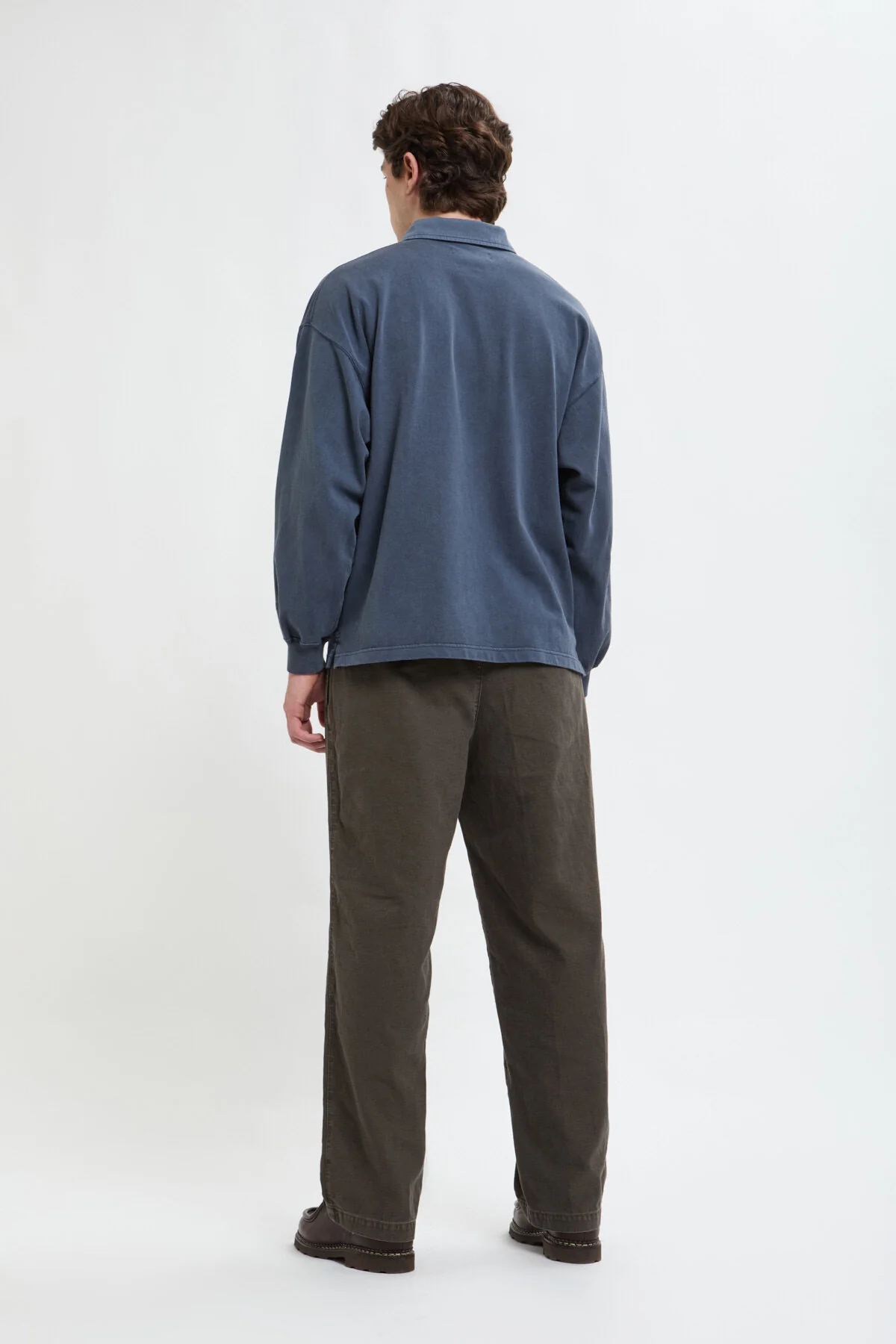 Canvas Garment Dyed Trousers - Image 3
