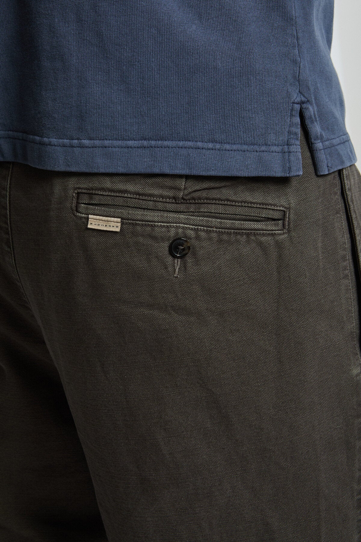 Canvas Garment Dyed Trousers - Image 4