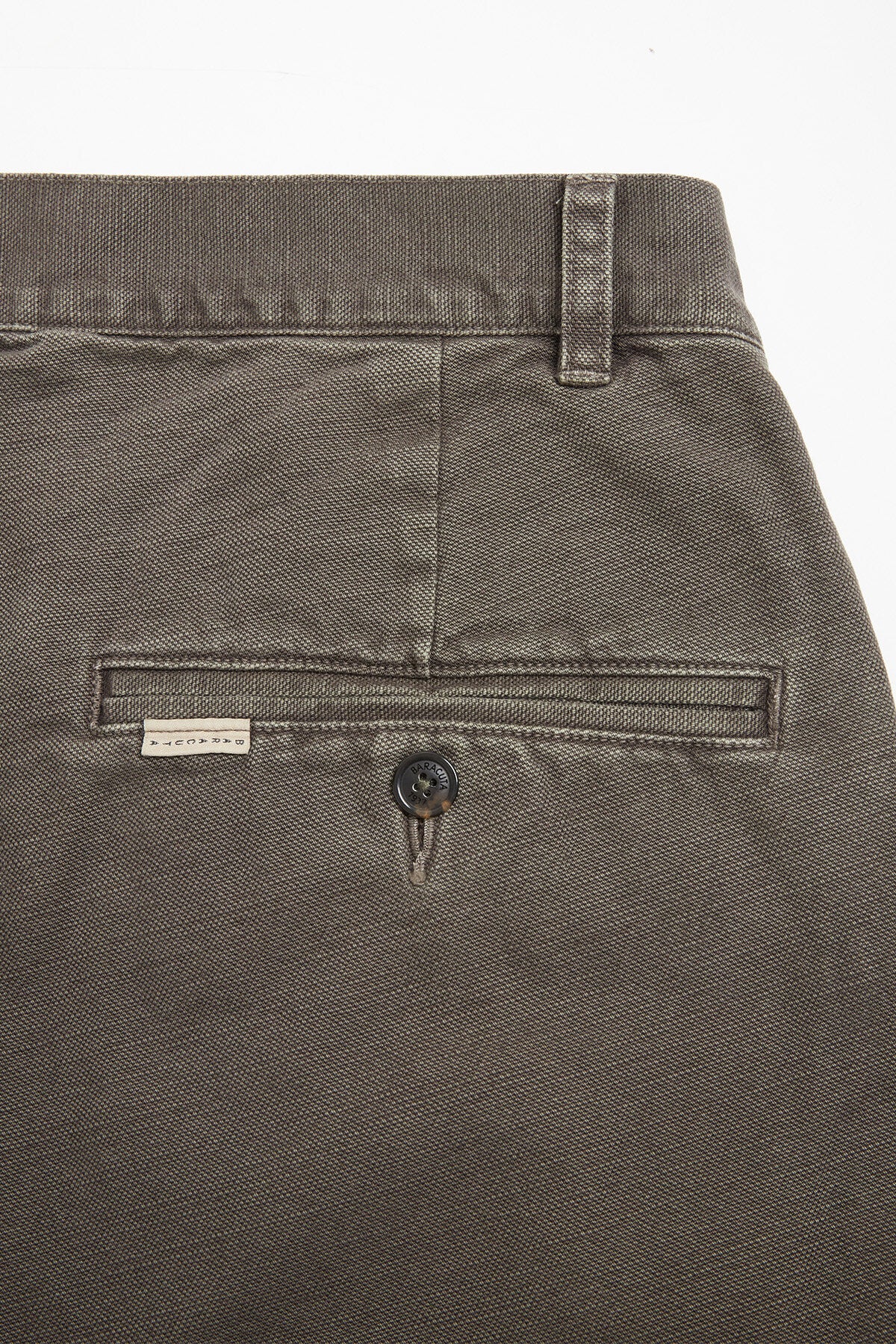 Canvas Garment Dyed Trousers - Image 8
