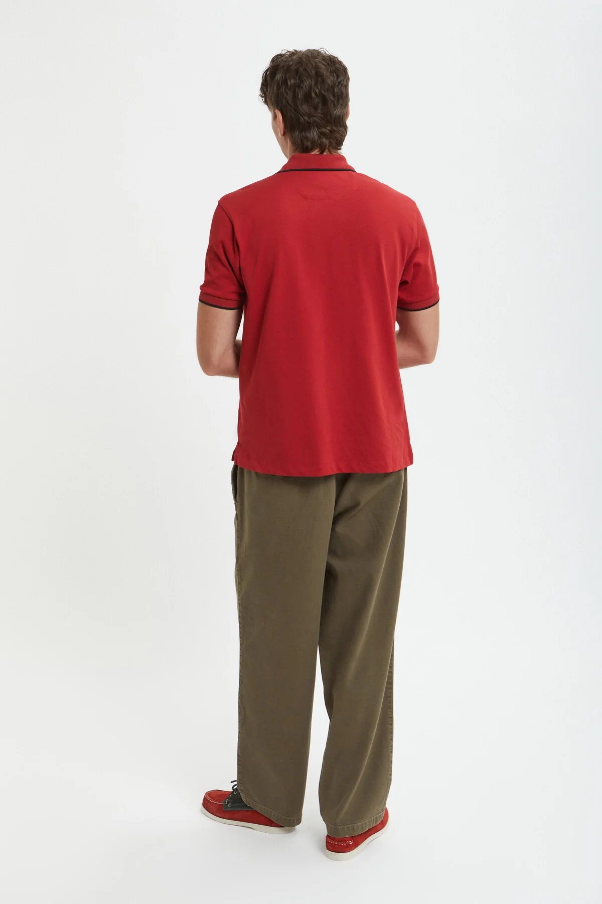 Canvas Garment Dyed Trousers - Image 3