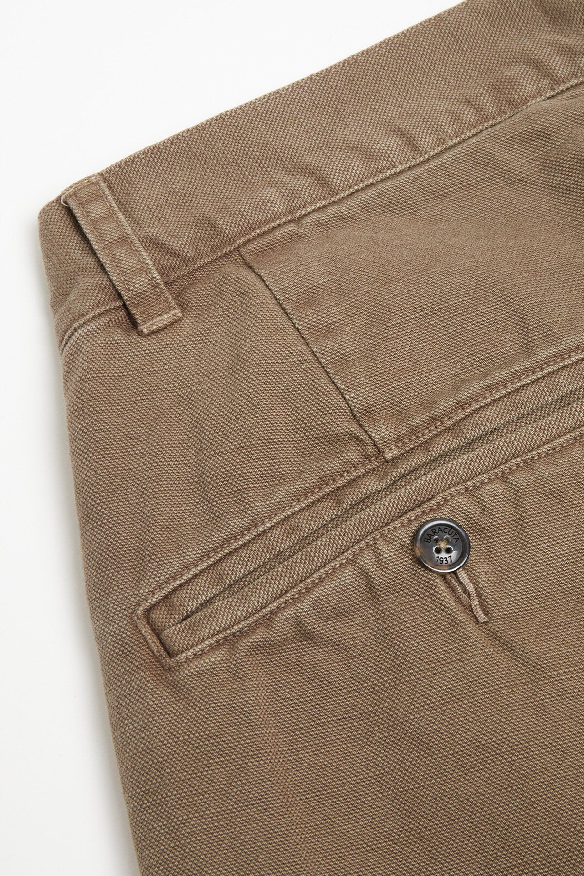 Canvas Garment Dyed Trousers - Image 7