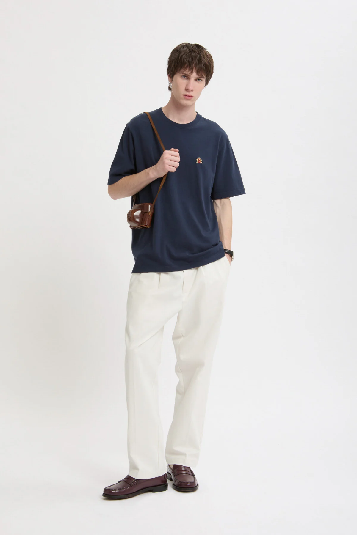 Logo Embroidered Tee - Image 2