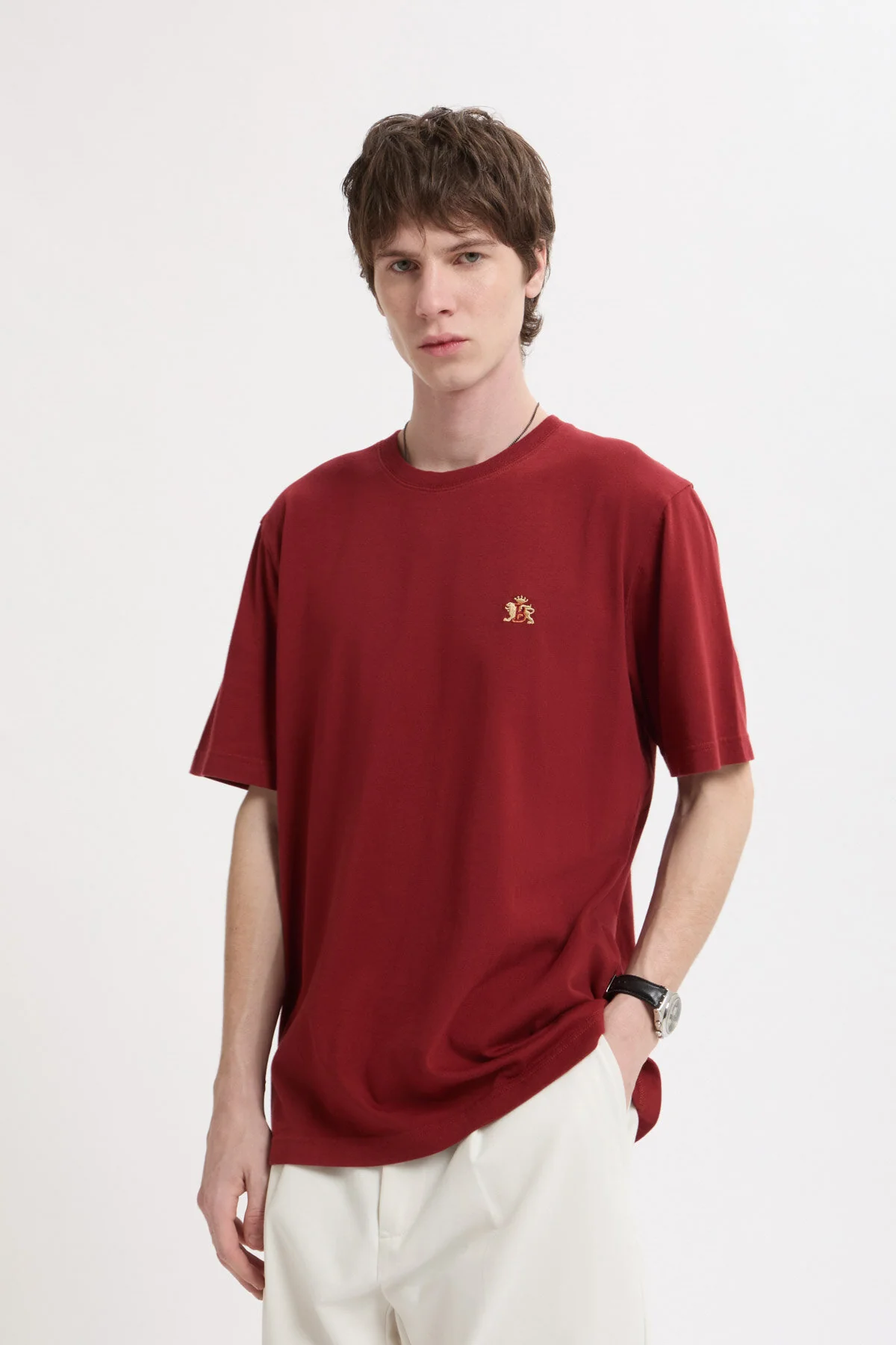Logo Embroidered Tee - Image 2