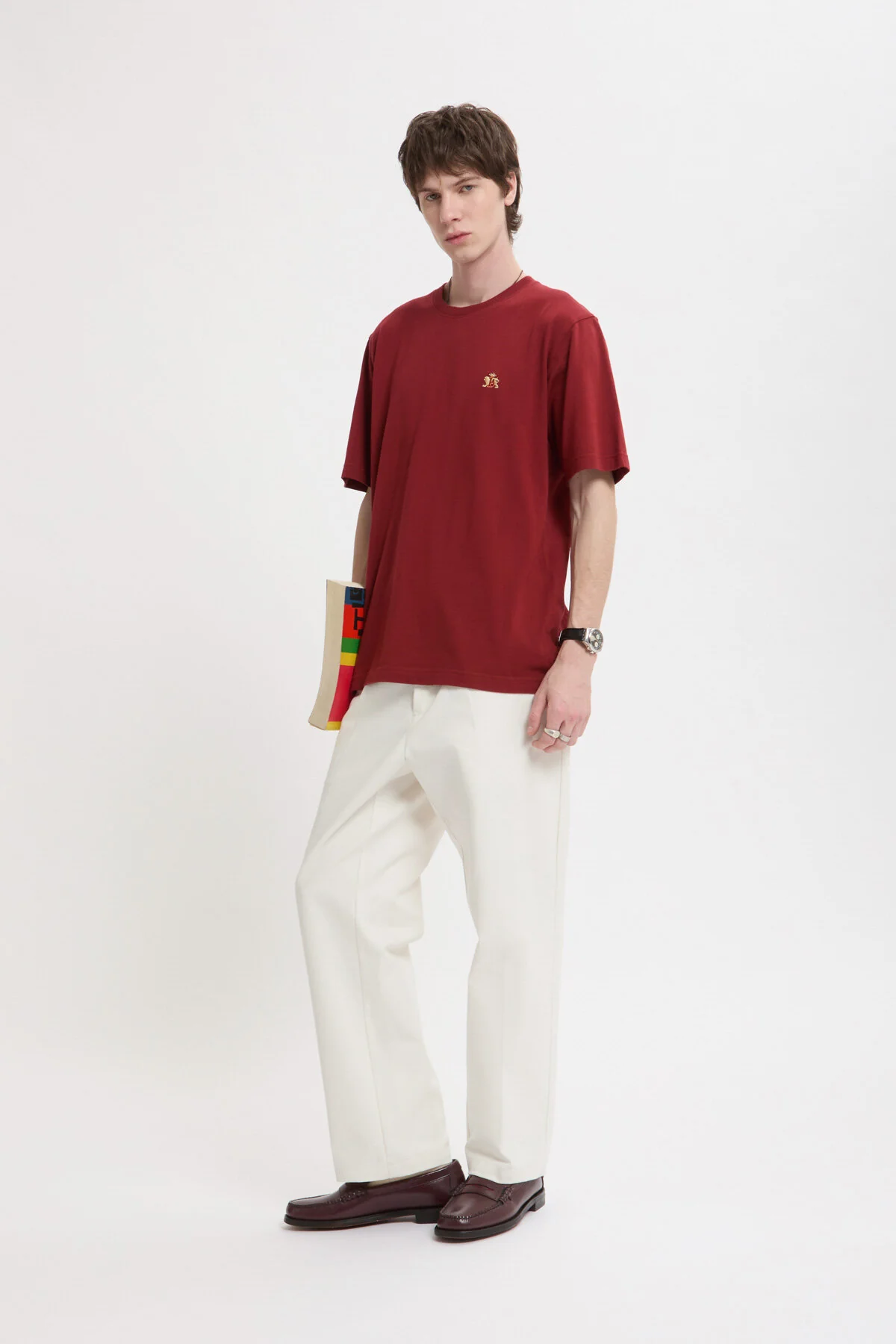 Logo Embroidered Tee - Image 3