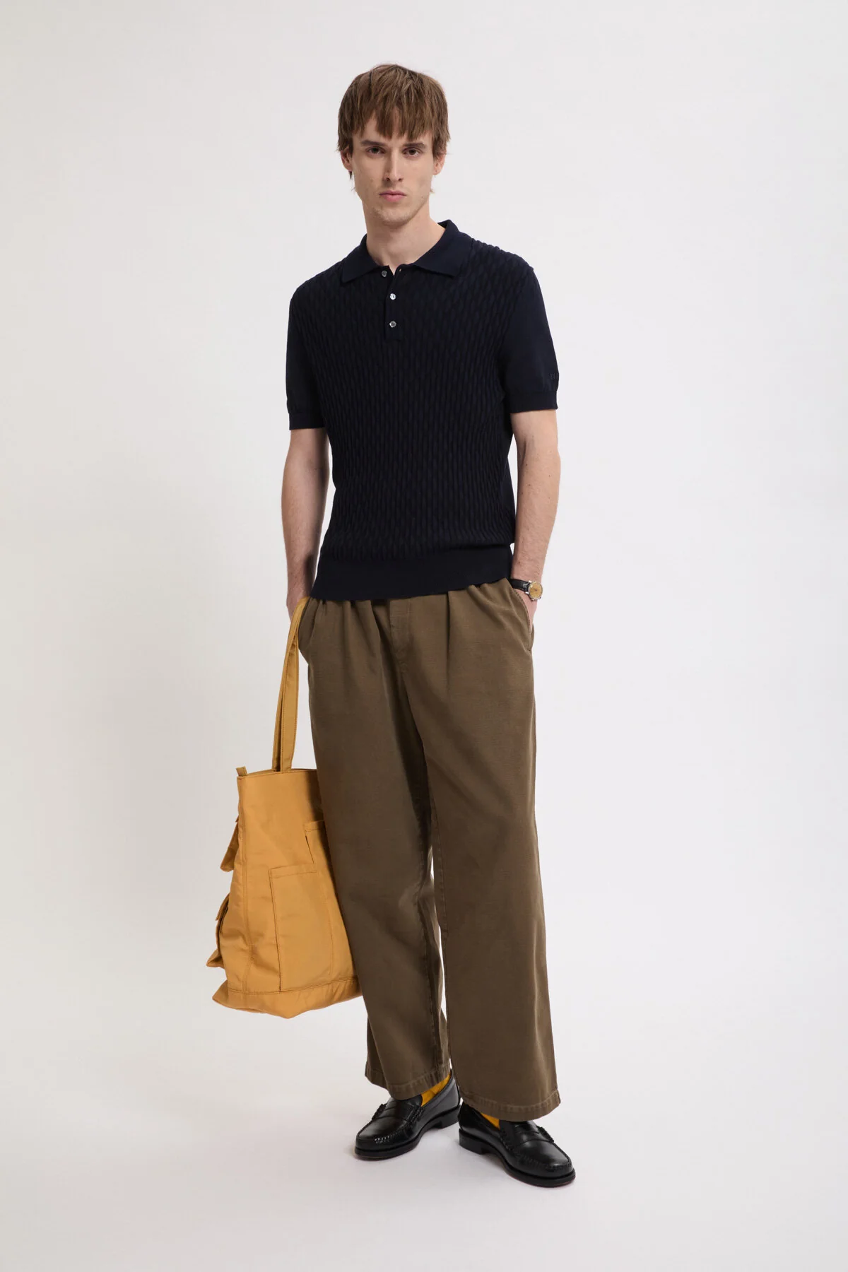 Pattern Stitch SS Polo - Image 5