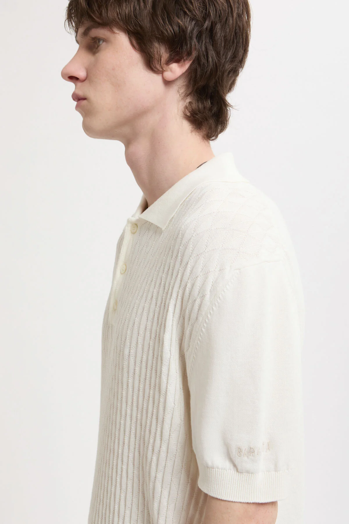Pattern Stitch SS Polo - Image 4