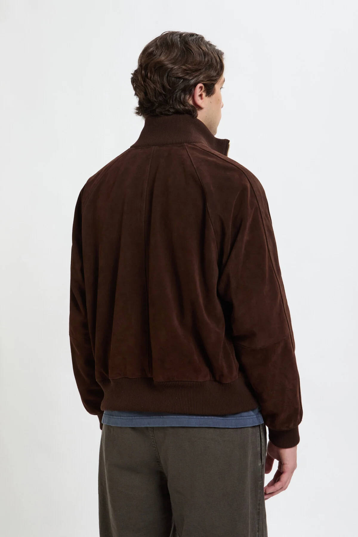 ROUGHOUT SUEDE TRACK JACKET - Image 3