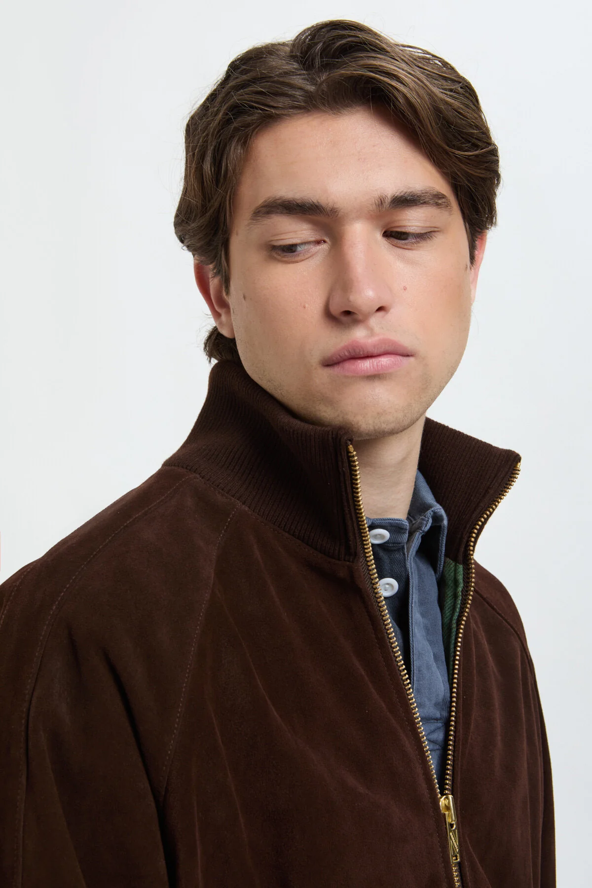ROUGHOUT SUEDE TRACK JACKET - Image 4