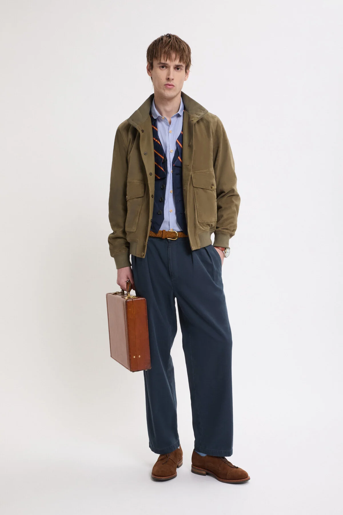 Suede Blouson - Image 4