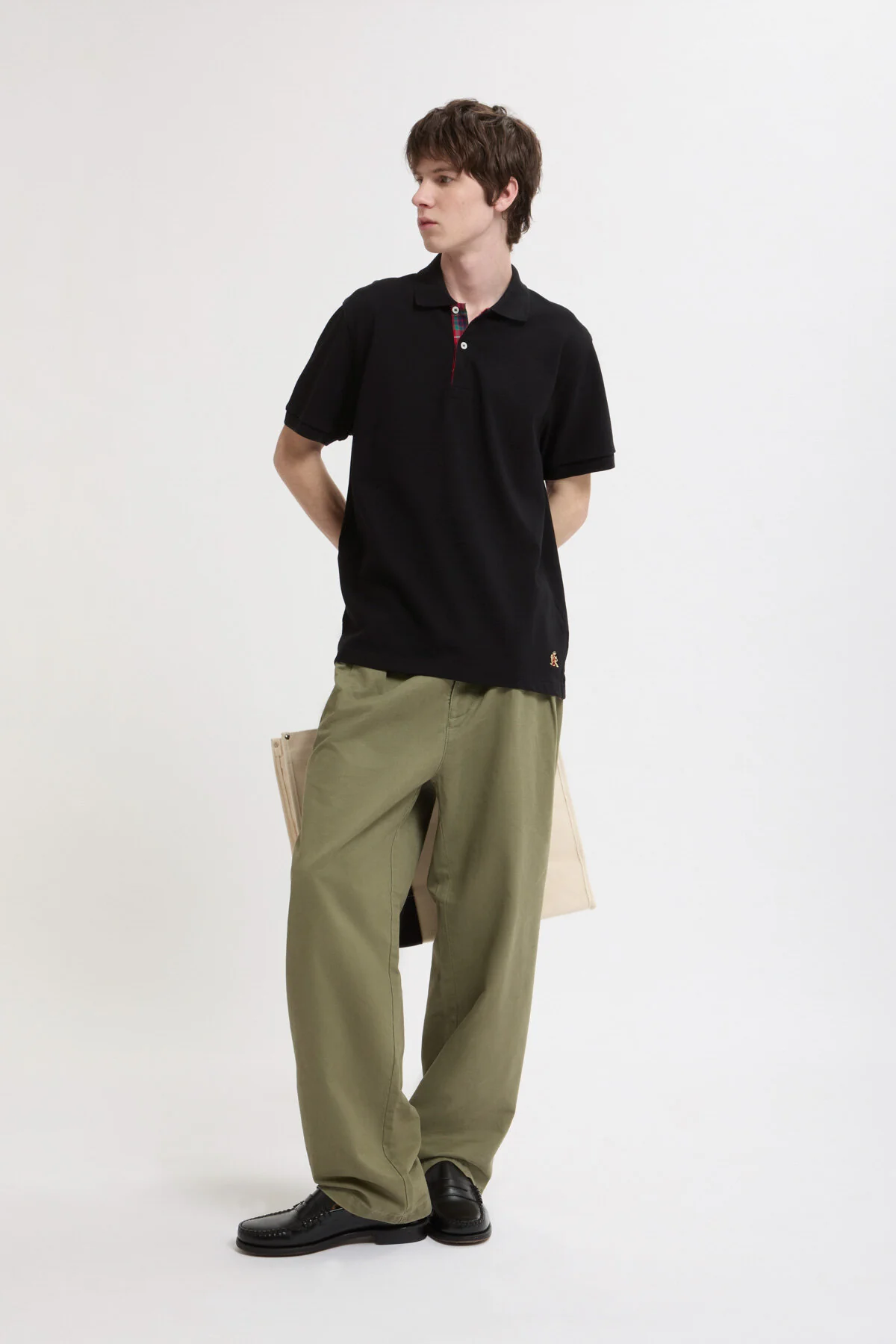 Tartan Placket Polo - Image 2