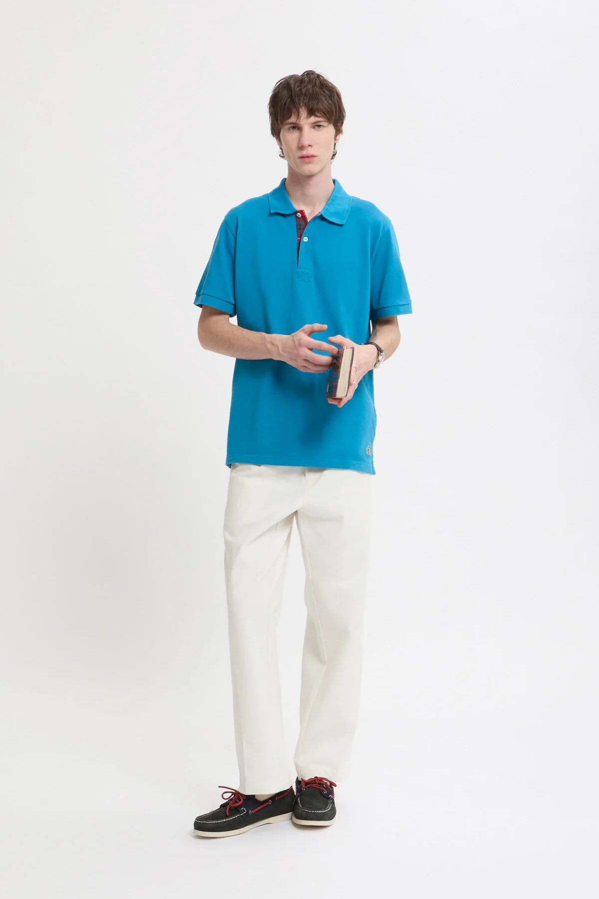 Tartan Placket Polo - Image 2
