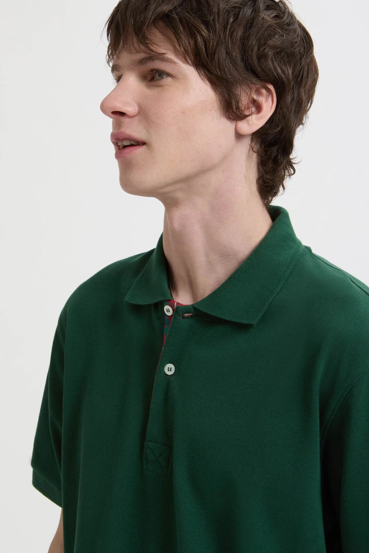 Tartan Placket Polo - Image 4
