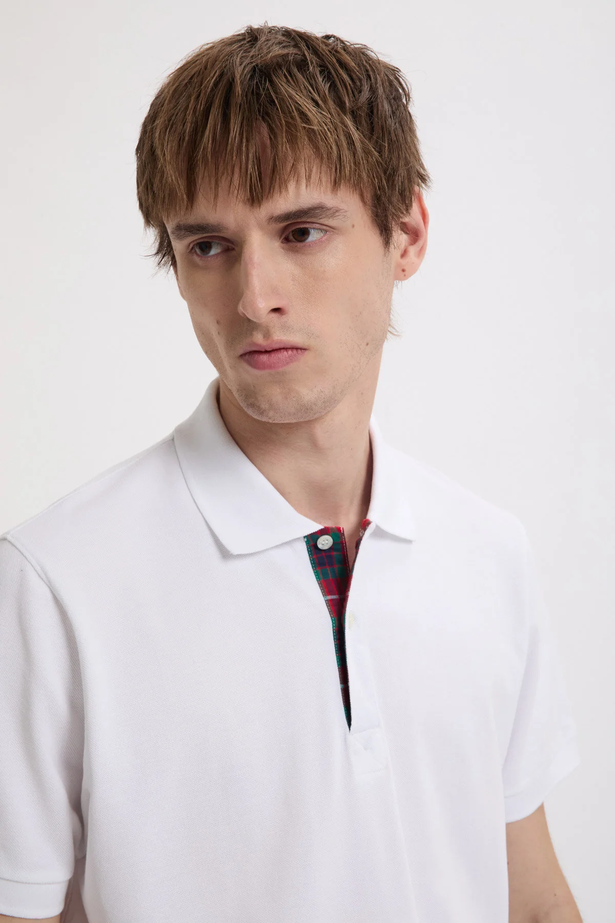 Tartan Placket Polo - Image 4